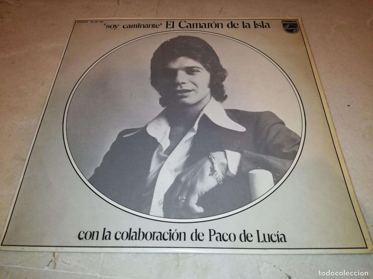 Discos de vinilo: EL CAMARON DE LA ISLA CON PACO DE LUCIA-SOY CAMINANTE-ORIGINAL 1974