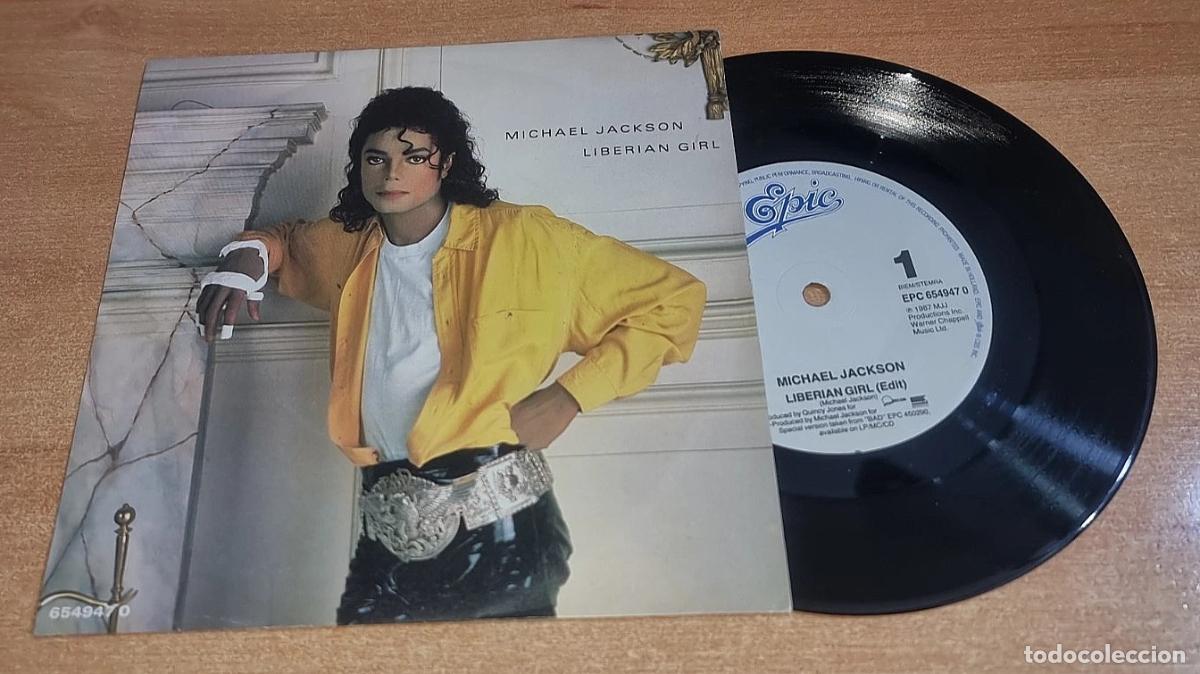 Discos de vinilo: MICHAEL JACKSON Liberian girl 7&rdquo; SINGLE VINILO 1989 HOLANDA CONTIENE 2 TEMAS