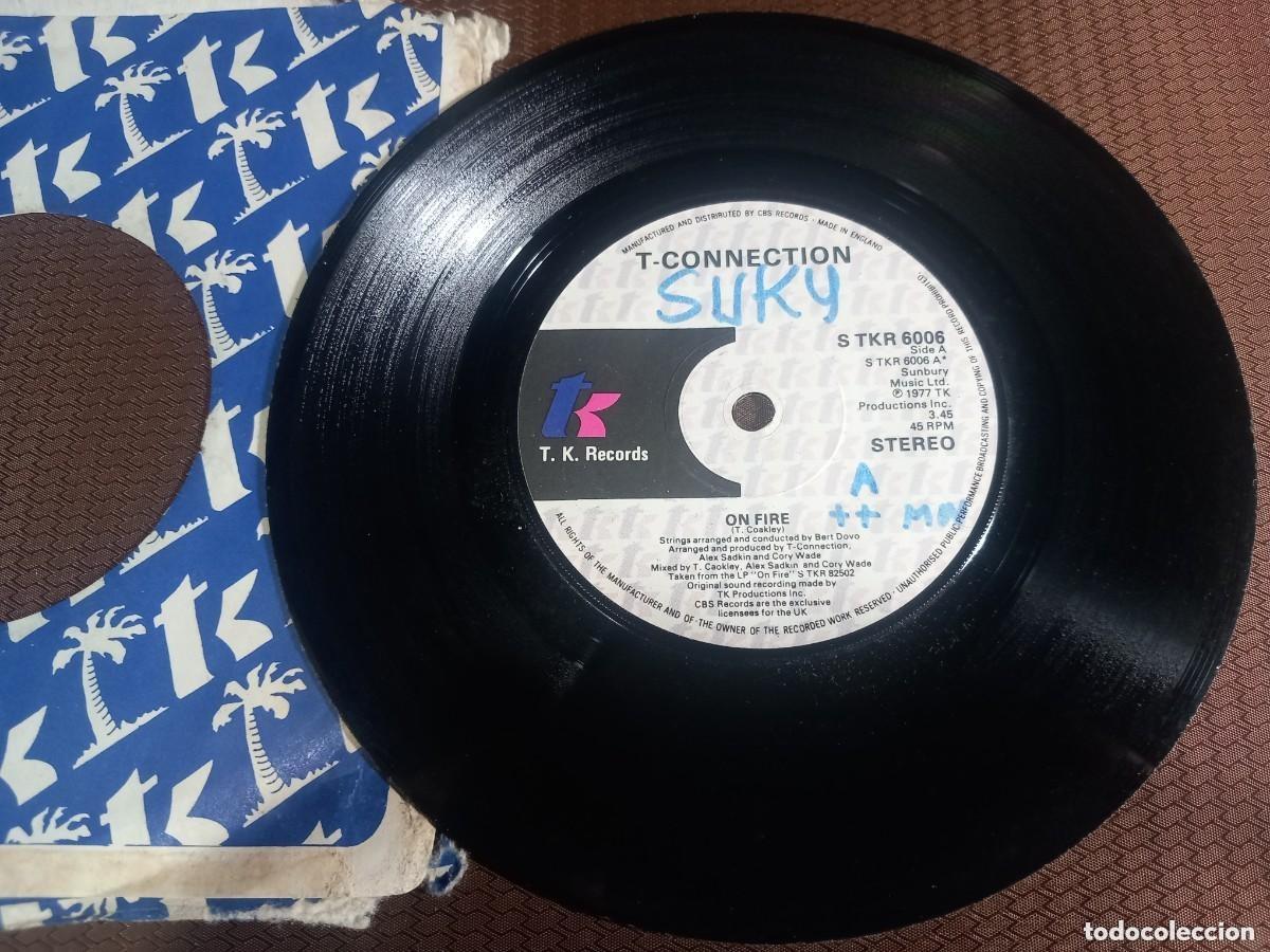 Discos de vinilo: T-Connection / On Fire / Single 7&rdquo; - Foto 1