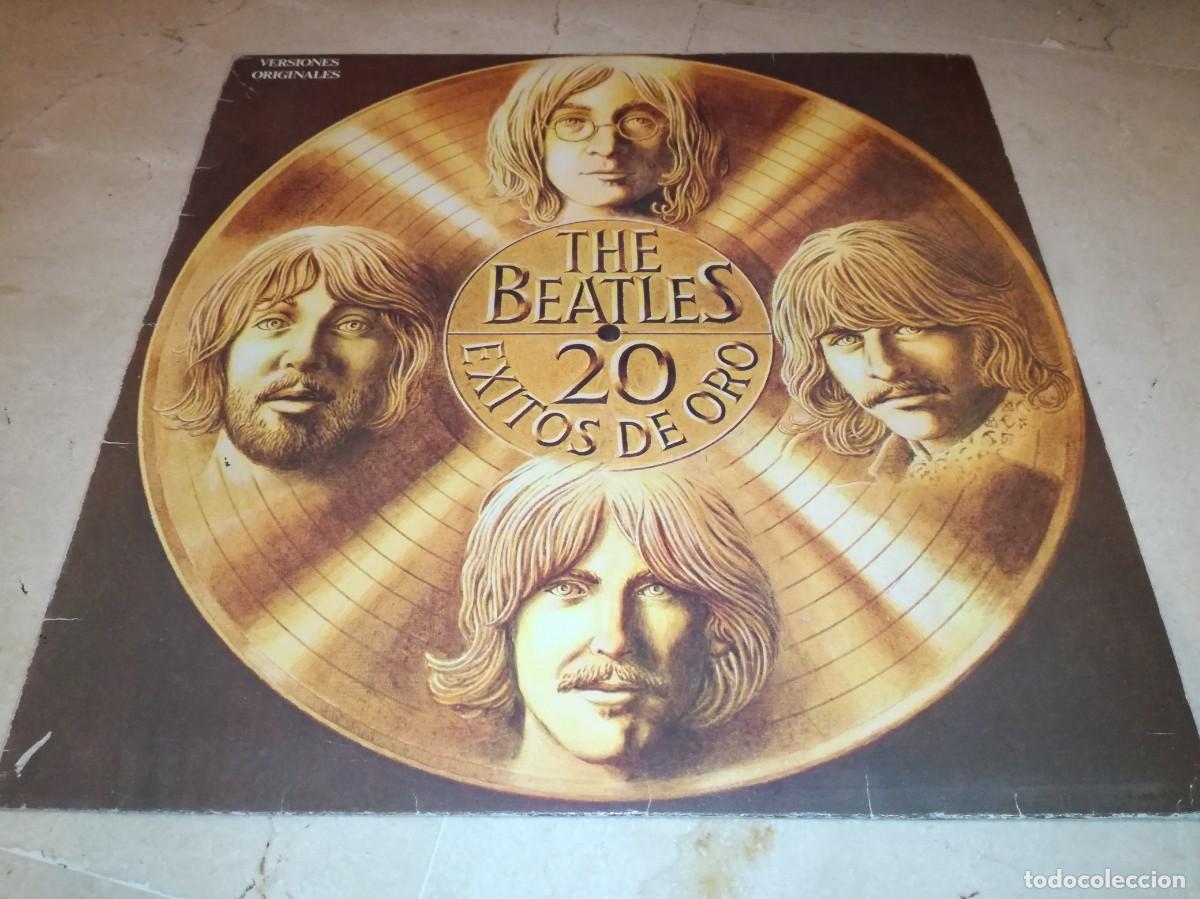 Discos de vinilo: THE BEATLES-20 EXITOS DE ORO-CON FUNDA INTERIOR ORIGINAL-EDICI&Oacute;N ESPA&Ntilde;OLA-VINILO EN EXCELENTE ESTADO