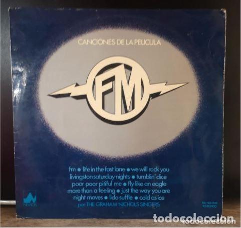 Discos de vinilo: LP CANCIONES DE LA PELICULA FM - Foto 1