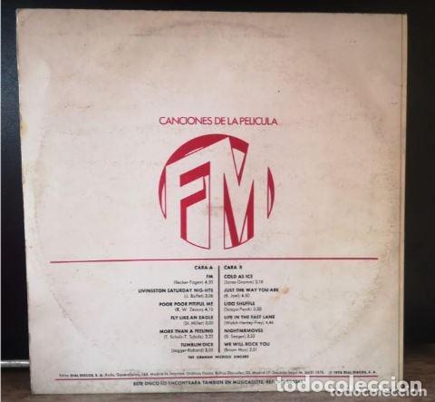 Discos de vinilo: LP CANCIONES DE LA PELICULA FM - Foto 4