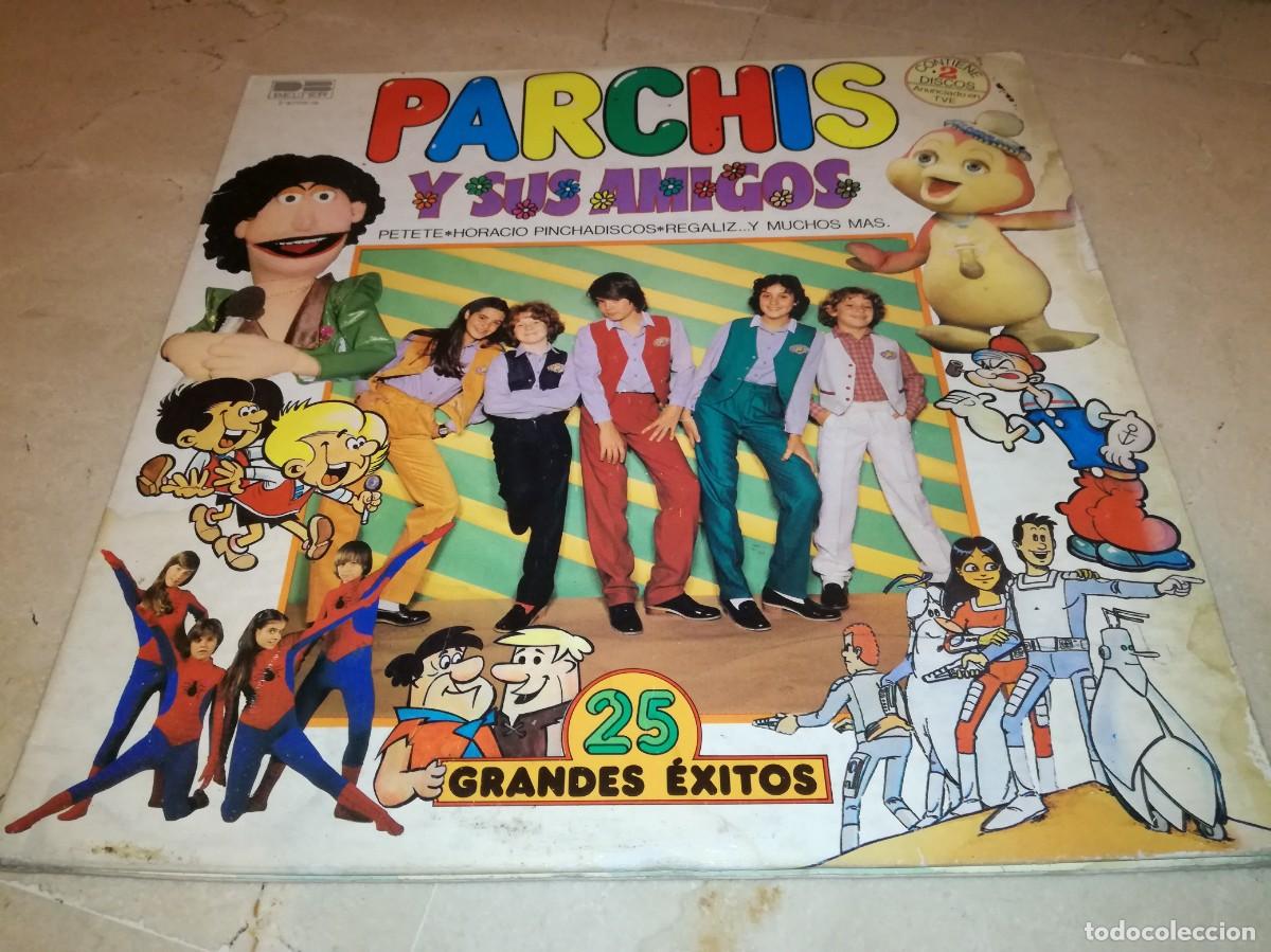 Discos de vinilo: PARCHIS Y SUS AMIGOS-25 GRANDES EXITOS-DOBLE LP-CONTIENE LOS ENCARTES-ORIGINAL 1981