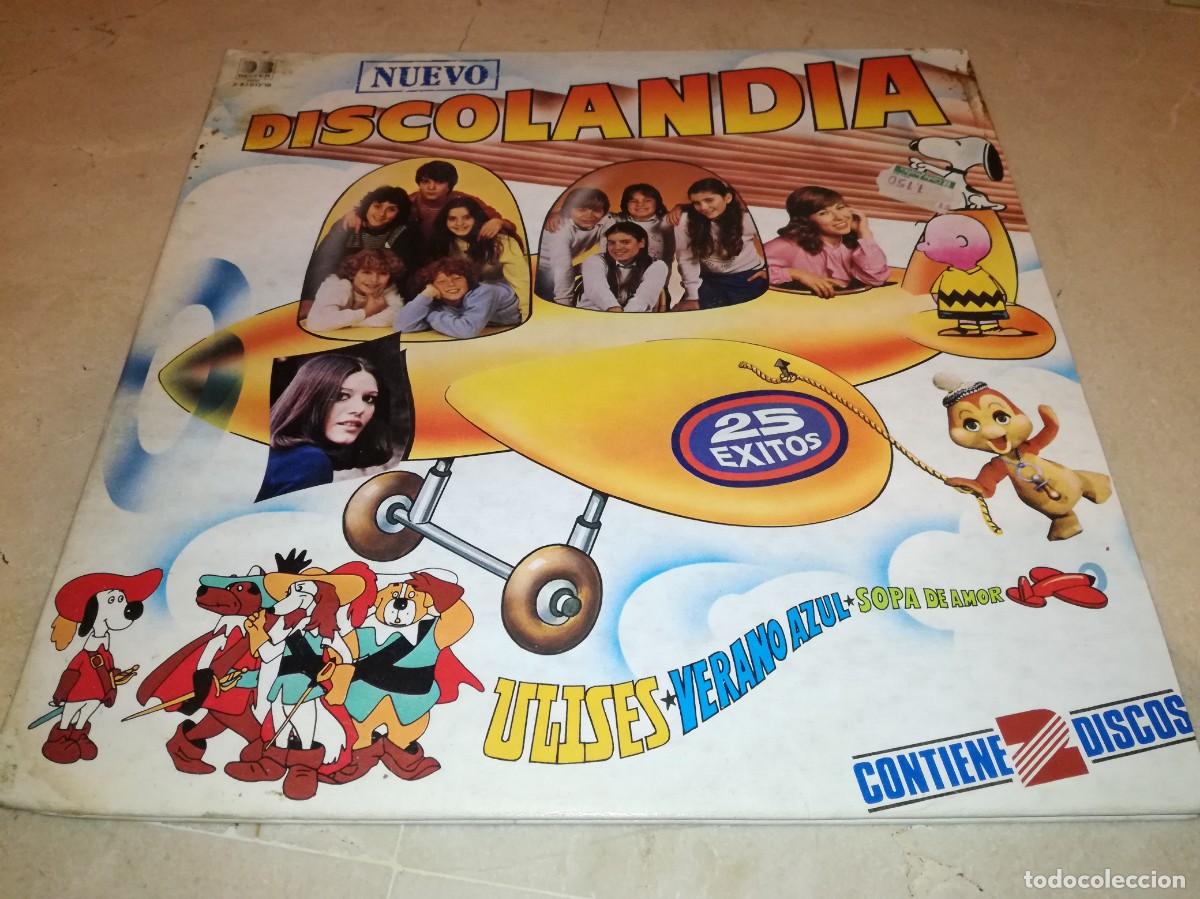 Discos de vinilo: NUEVO DISCOLANDIA-25 EXITOS-DOBLE LP-ORIGINAL 1982-ULISES, VERANO AZUL, PETETE, REGALIZ, PARCHIS