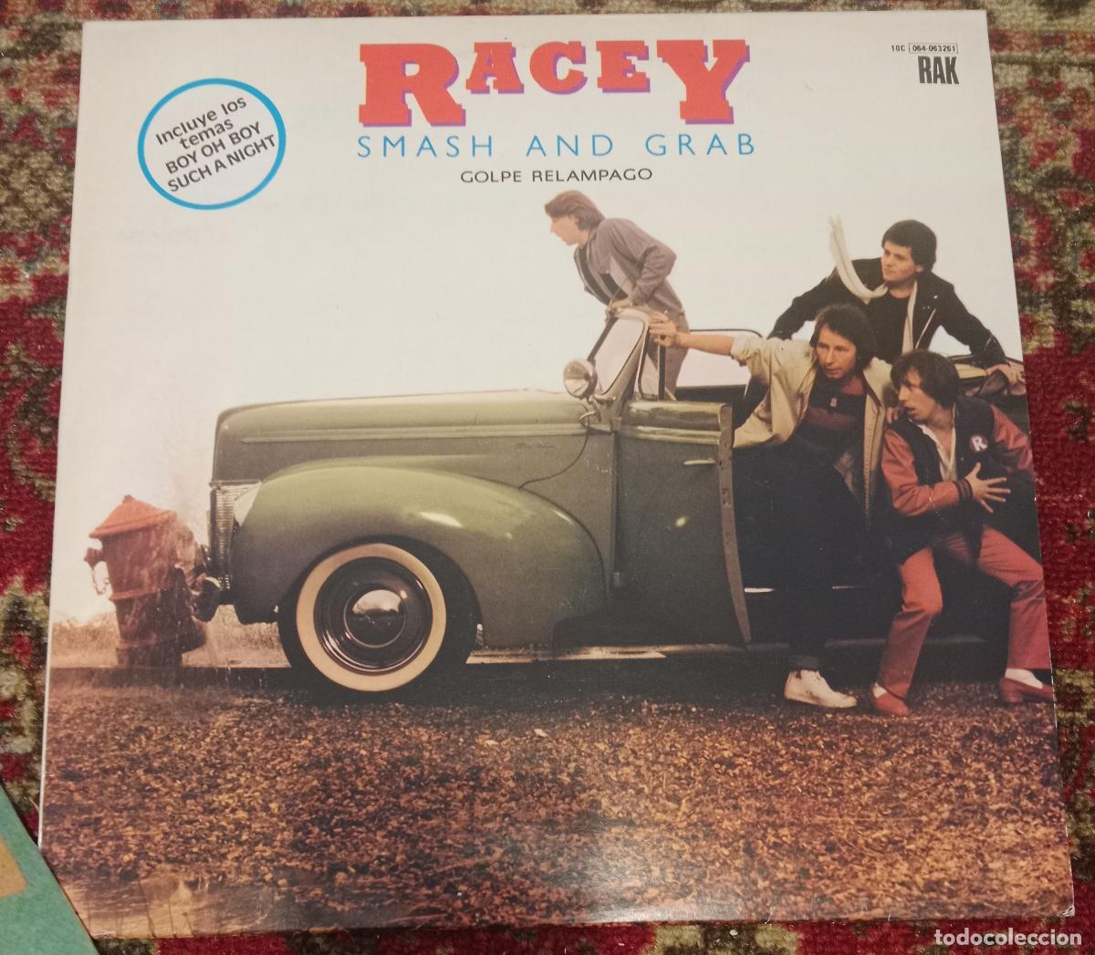 Discos de vinilo: Racey &ndash; Smash And Grab = Golpe Relampago Lp Espa&ntilde;a 1980