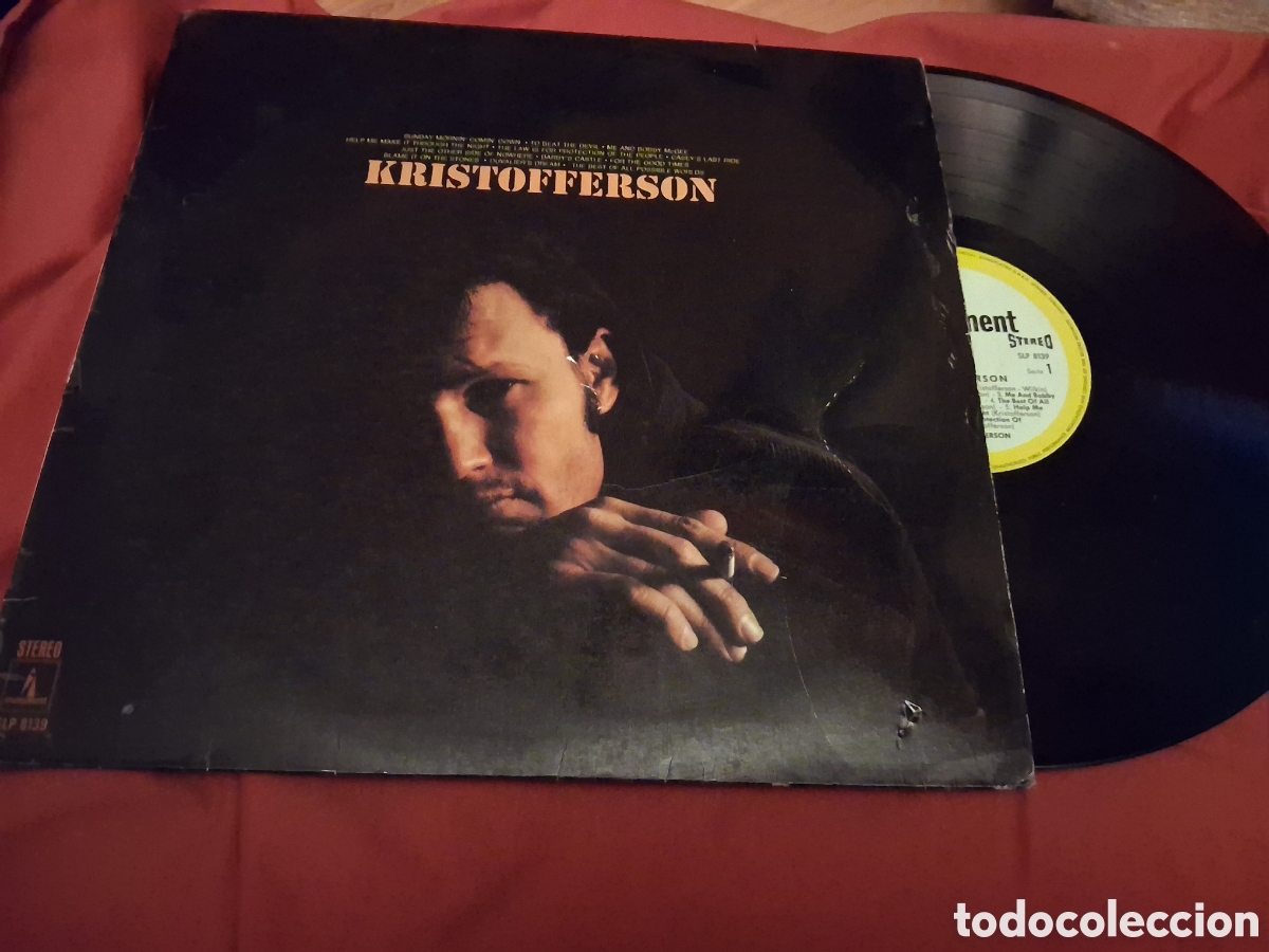 Discos de vinilo: Kris Kristofferson&nbsp;lp &nbsp;Kristofferson