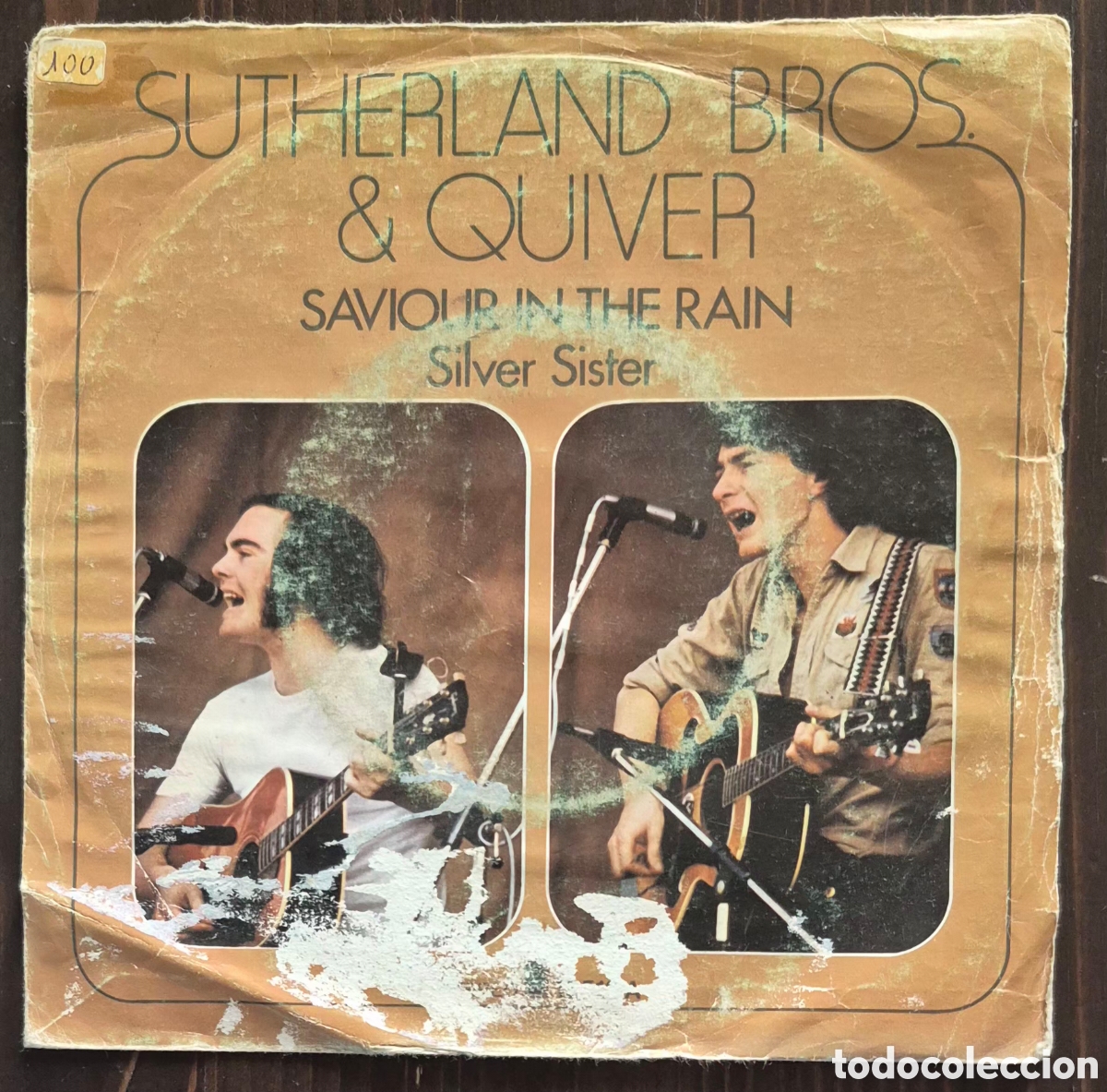 Discos de vinilo: SINGLE - SUTHERLAND BROTHERS AND QUIVER - SAVIOUR IN THE RAIN - 1974 ESPA&Ntilde;A (PROMO)