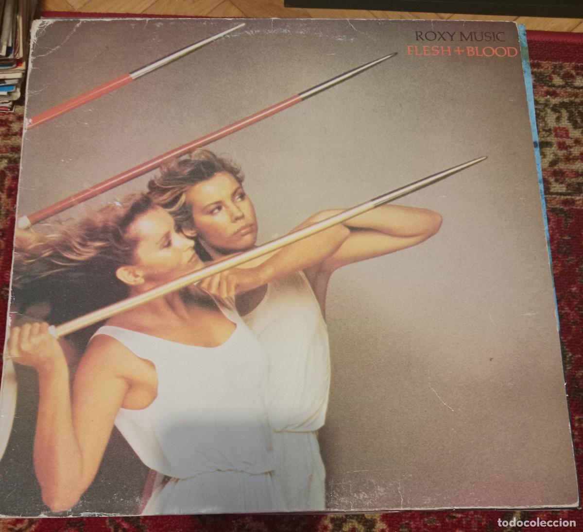 Discos de vinilo: Roxy Music &ndash; Flesh + Blood Lp Espa&ntilde;a 1980