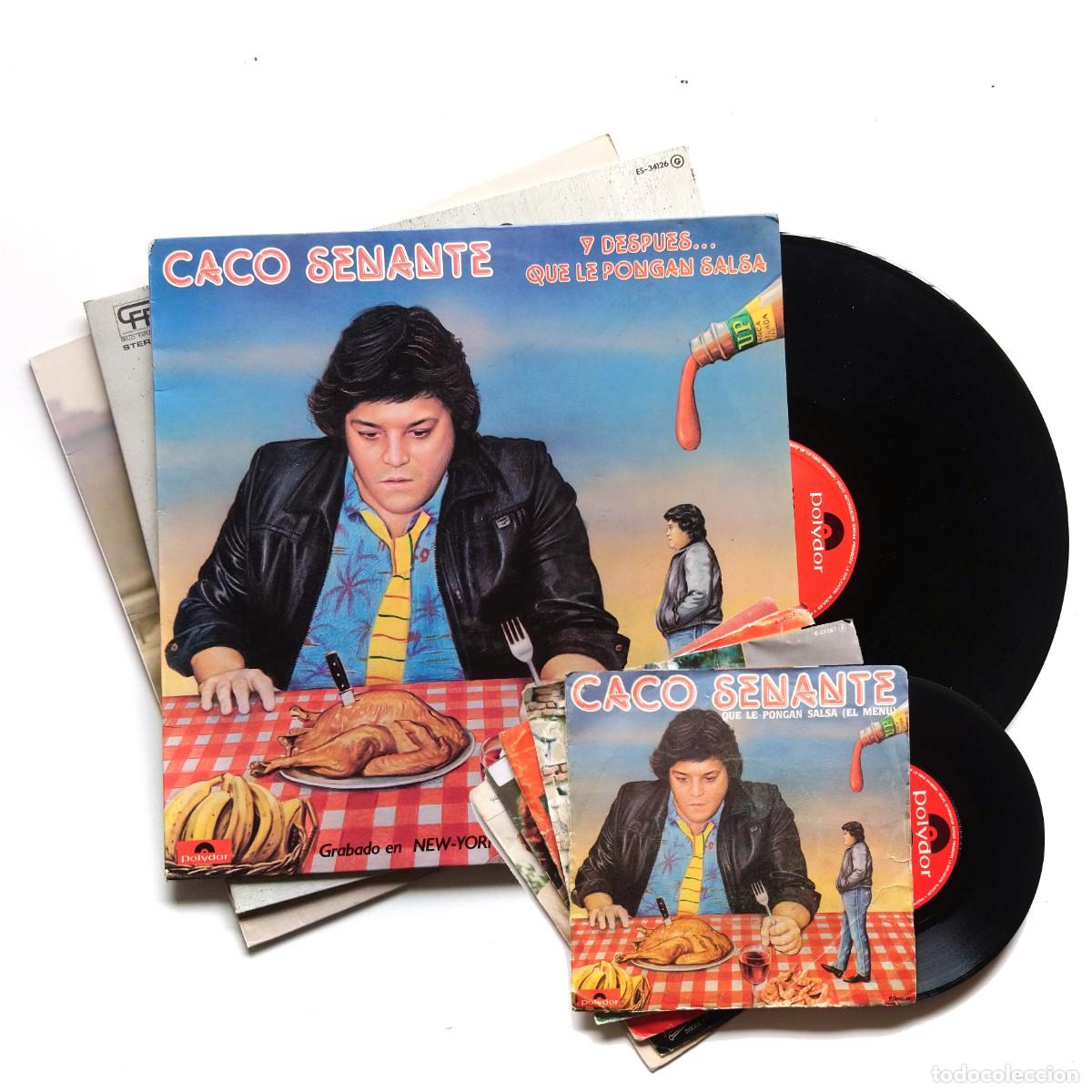Discos de vinilo: CACO SENANtE Lote 8 que te pasa tierra mia promo loco veneno que le pongan salsa mojo picon cobarde