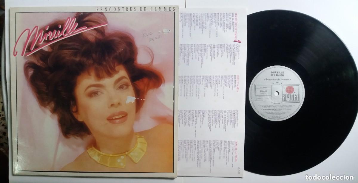 Discos de vinilo: MIREILLE MATHIEU / RENCONTRES DE FEMMES / LP