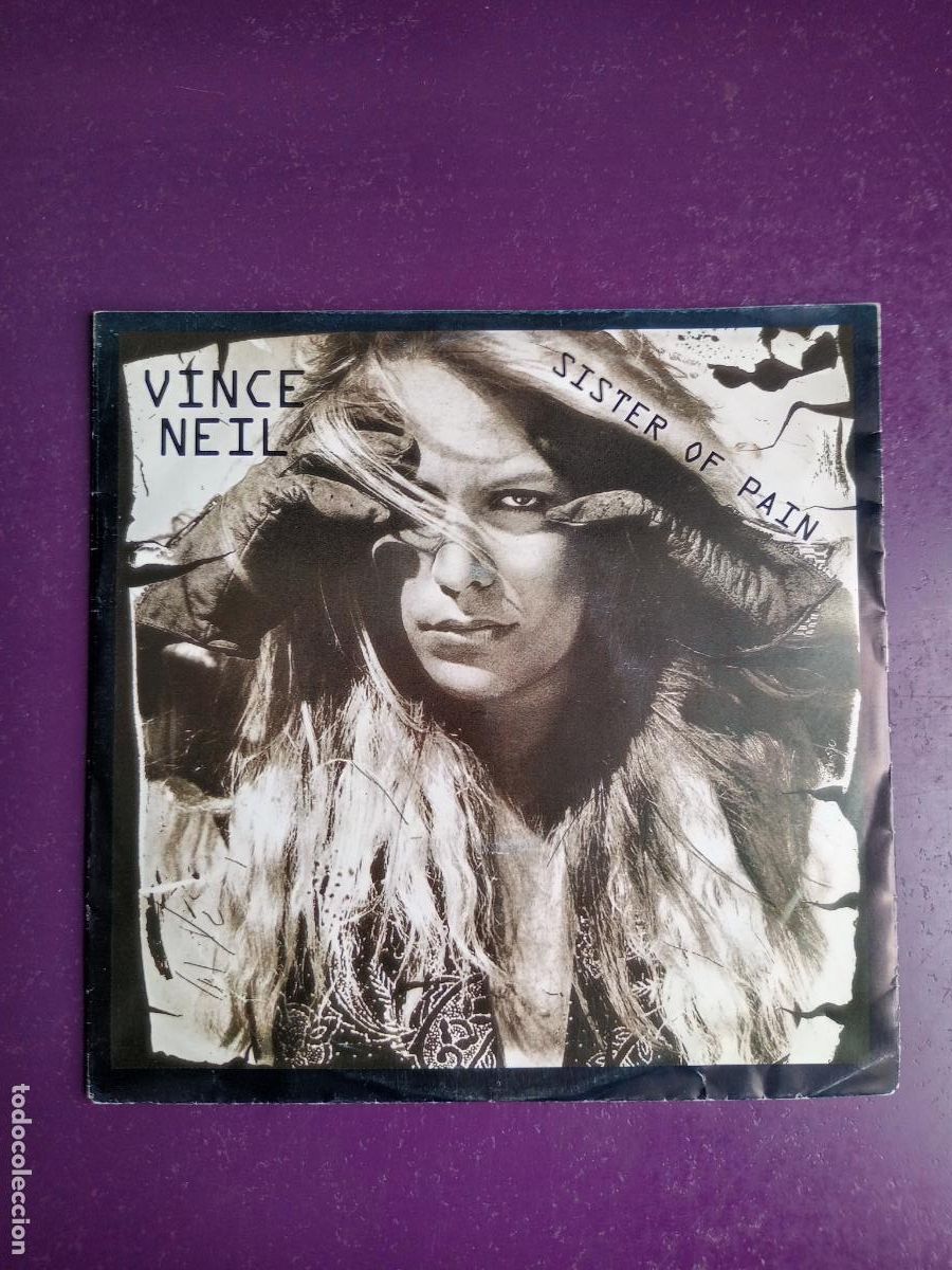 Discos de vinilo: Vince Neil &ndash; Sister Of Pain - Sg WARNER 1993 SIN APENAS USO - HARD ROCK - MOTLEY CRUE