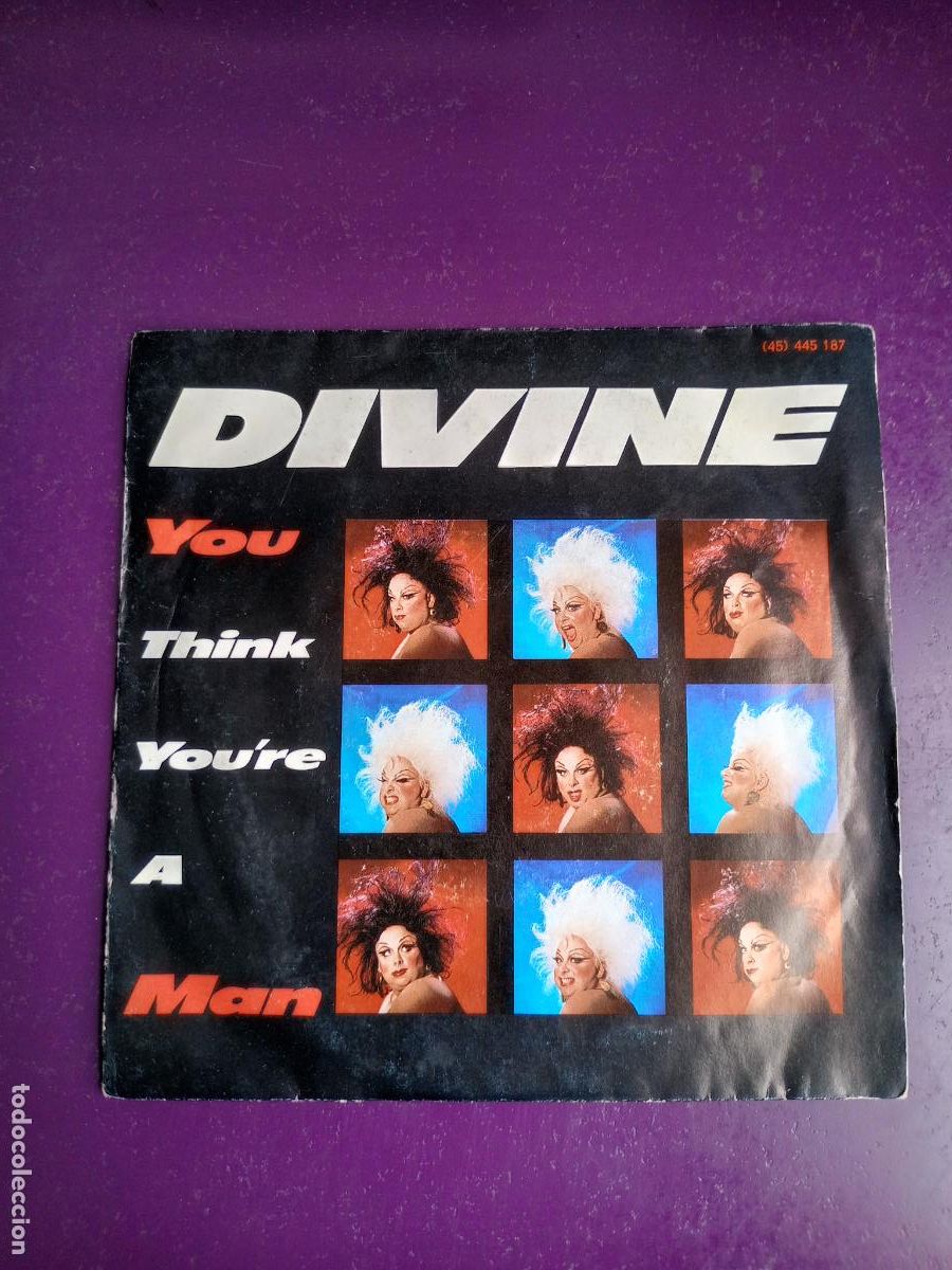 Discos de vinilo: Divine &ndash; You Think You're A Man - Sg HISPAVOX 1984 - DISCO HI NRG ELECTRONICA GAY 80'S -