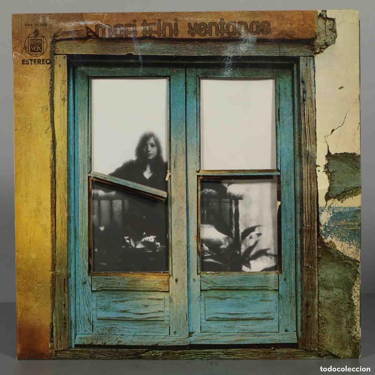 Discos de vinilo: MARI TRINI - VENTANAS .. LP DE HISPAVOX - 1972 CON INNERT - 10 TEMAS