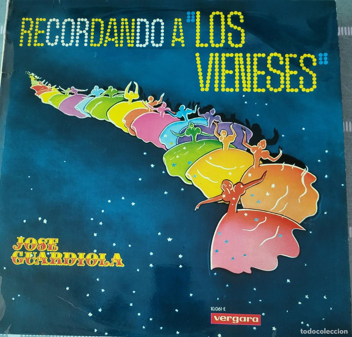 Discos de vinilo: Jose Guardiola Lp sello Vergara editado en Espa&ntilde;a...a&ntilde;o 1967. Recordando a los Vieneses.