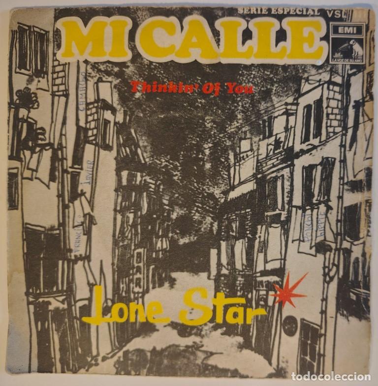 Discos de vinilo: Lone Star. Mi calle/ / Thinkin&rsquo; of you. Emi-Mastervoice, Spain 1968 single