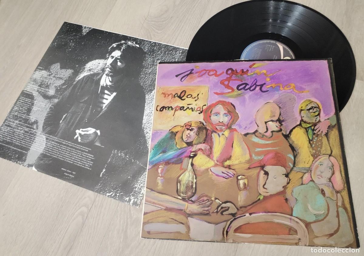 Discos de vinil: JOAQUIN SABINA - MALAS COMPA&Ntilde;IAS ..LP DE 1982 - CON ENCARTE CON LETRAS - MUY BUEN ESTADO