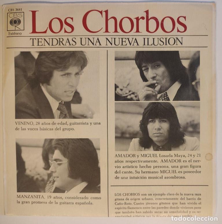 Discos de vinilo: Los Chorbos. Tendr&aacute;s una nueva ilusi&oacute;n/ Sones del Chicharro. CBS, Spain 1975 single