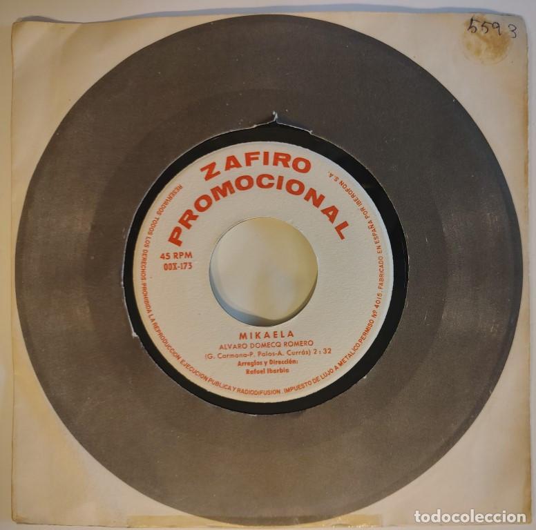 Discos de vinilo: Mikaela. Manuel Ben&iacute;tez El Cordob&eacute;s/ Alvaro Domecq Romero. Zafiro, Spain 1966 single promocional