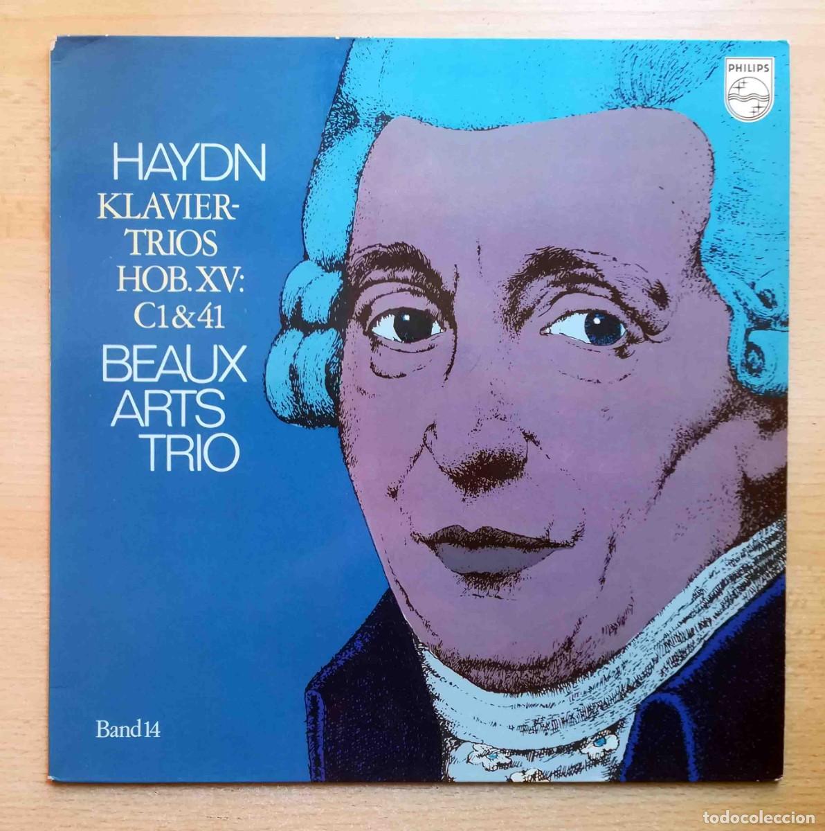 Discos de vinilo: Haydn. Klaviertrios Hob. XV: C1 & 41. Beaux Arts Trio.