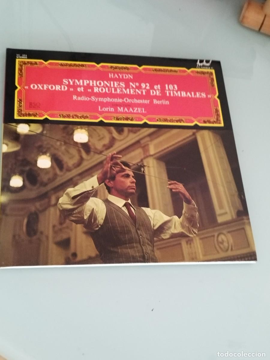 Discos de vinilo: Haydn, Radio-Symphonie-Orchester Berlin Direction Lorin Maazel. Vinilo lp en muy buen estado.