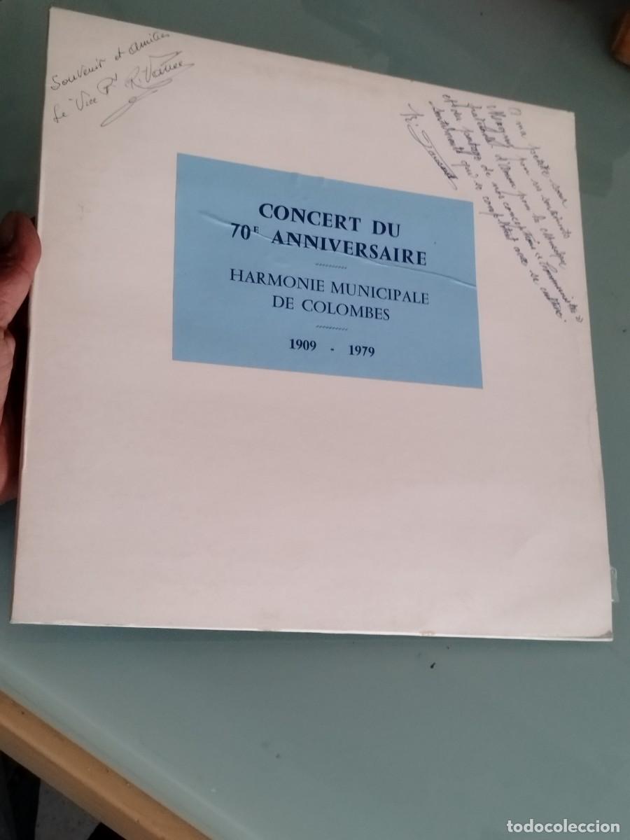 Discos de vinilo: Vinilo conmemorativo del 70&ordm; aniversario de la Harmonie Municipale de Colombes, publicado en 1979.