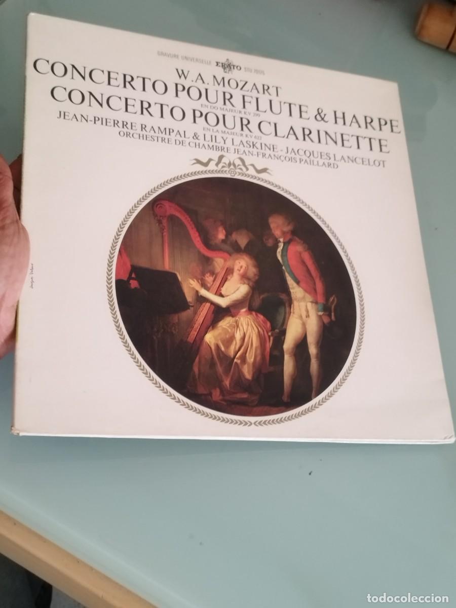 Discos de vinilo: W. A. Mozart* / Jean-Pierre Rampal & Lily Laskine - Jacques Lancelot - Orchestre De Chambre.