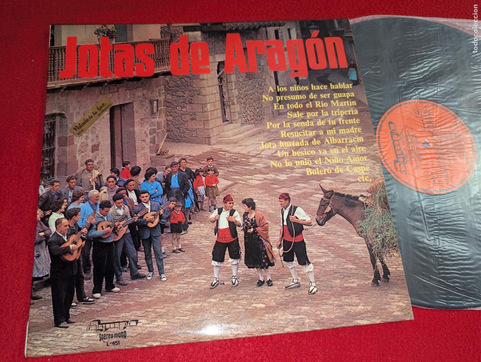 Discos de vinilo: JOTAS DE ARAGON LP 1976 Olympo PILARIN BUENO+ARREGUI+PILAR REAL+VENTURA++