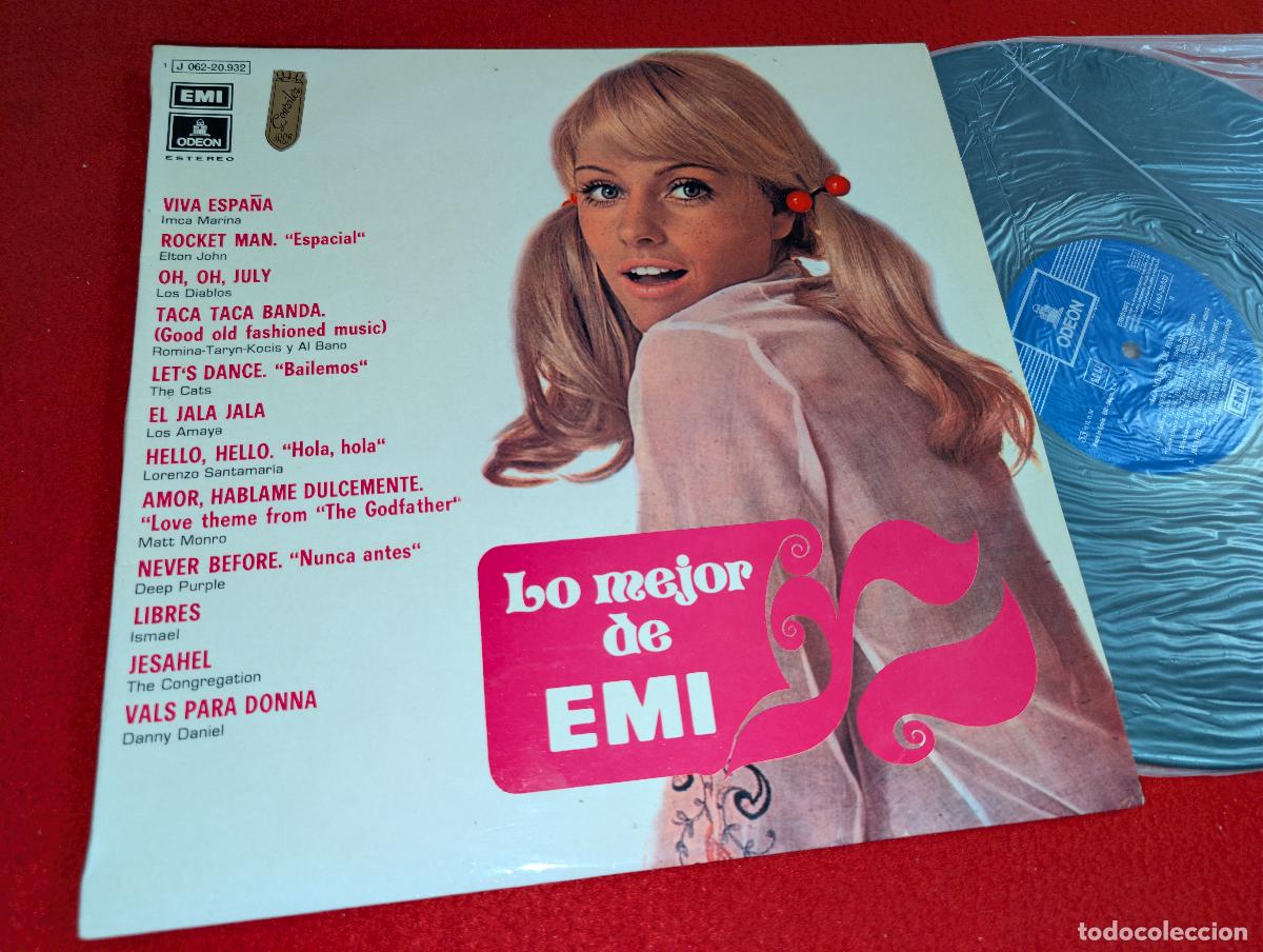 Discos de vinilo: LO MEJOR DE EMI LP 1972 EMI Odeon SPAIN DEEP PURPLE+DIABLOS+CATS+AMAYA+CONGREGATION++