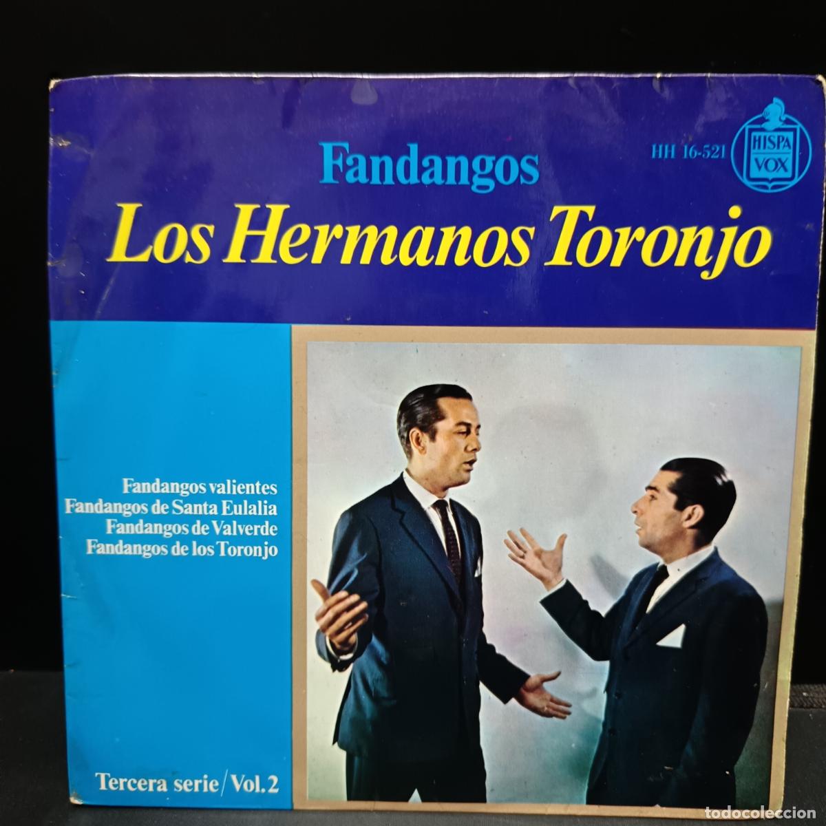 Vinyl-Schallplatten: LOS HERMANOS TORONJO EP 1965 FANDAGOS valientes/ de Santa Eulalia/ de Valverde/ de los Toronjo