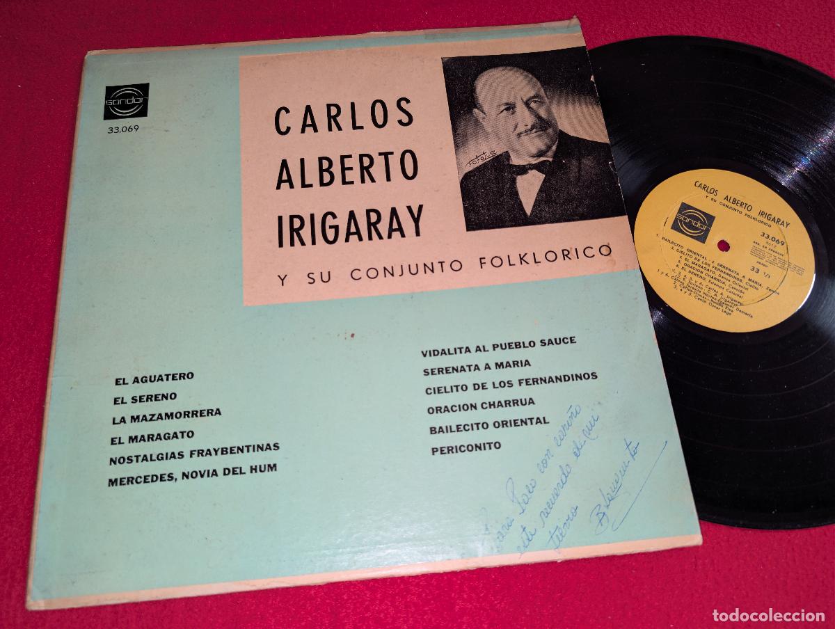 Discos de vinilo: CARLOS ALBERTO IRIGARAY & CONJUNTO FOLKLORICO LP 1964 Sondor URUGUAY