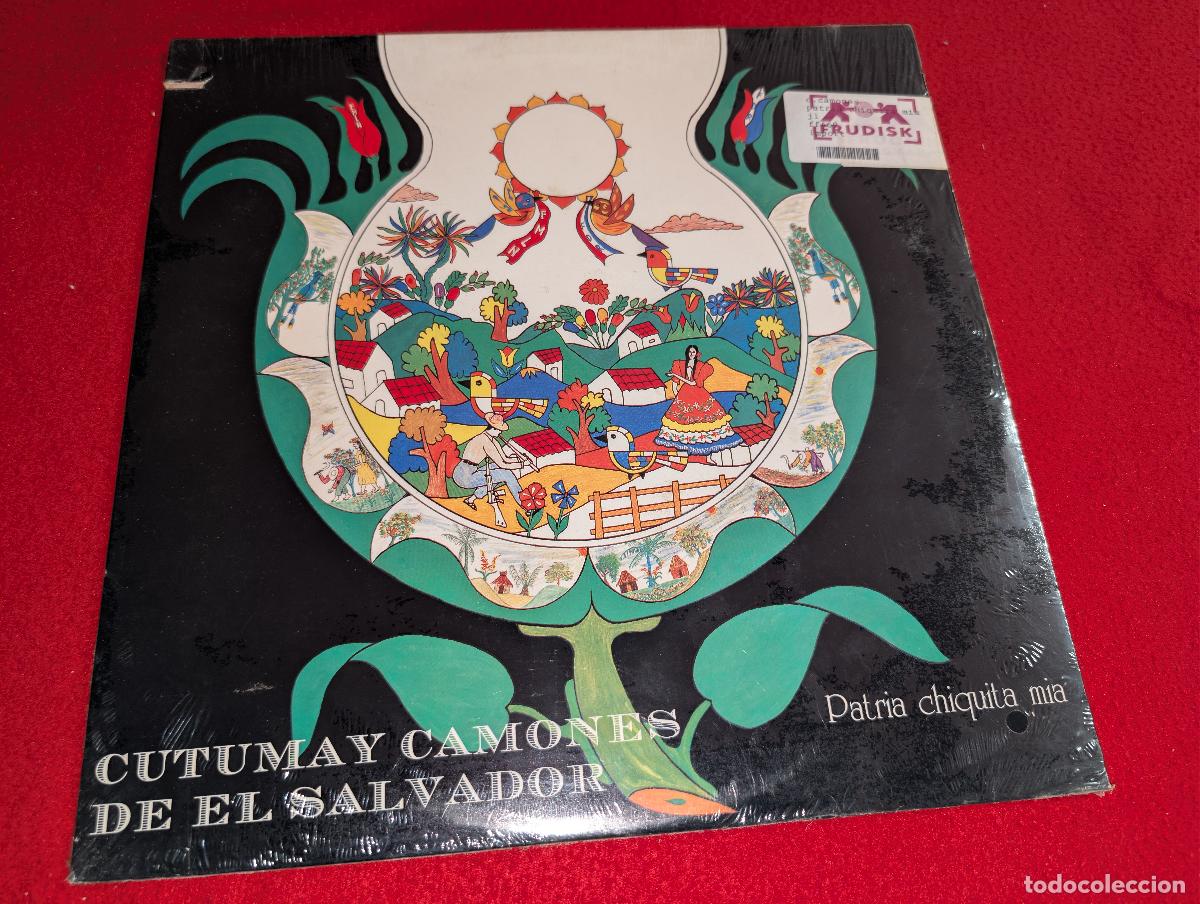 Discos de vinilo: CUTUMAY CAMONES DE EL SALVADOR Patria chiquita mia LP 1987 Flying fish USA US PRECINTADO