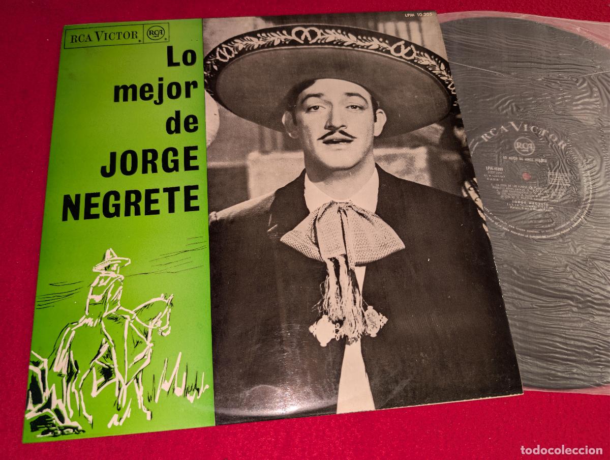 Discos de vinilo: JORGE NEGRETE Lo mejor de Jorge Negrete LP 1962 RCA Victor LPM-10205 mono ESPA&Ntilde;A SPAIN