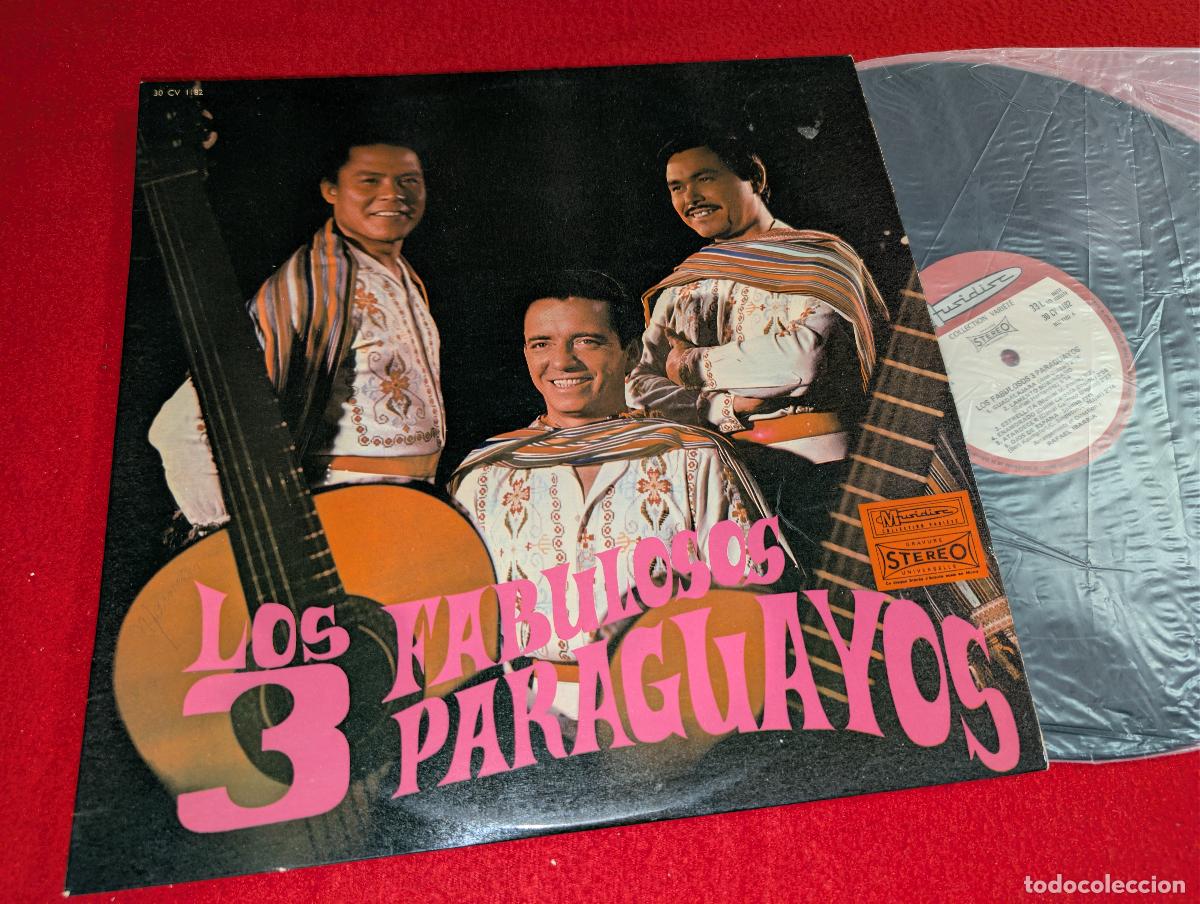 Discos de vinilo: LOS FABULOSOS 3 TRES PARAGUAYOS & Rafael Ibarbia LP 197? Musidisc FRANCIA FRANCE