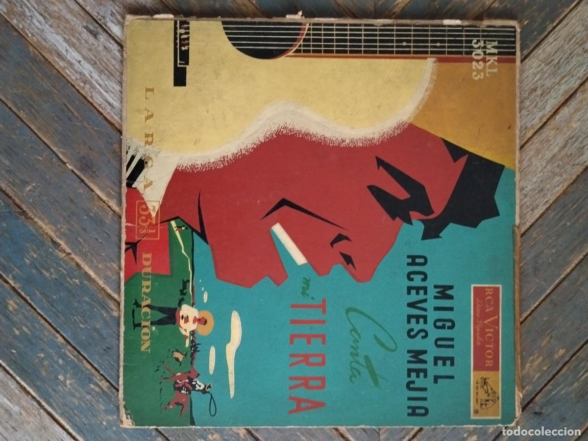 Discos de vinilo: Miguel Aceves Mej&iacute;a &ndash; Canta mi tierra &ndash; RCA Victor MKL‑3023 &ndash; Edici&oacute;n M&eacute;xico &ndash; LP original