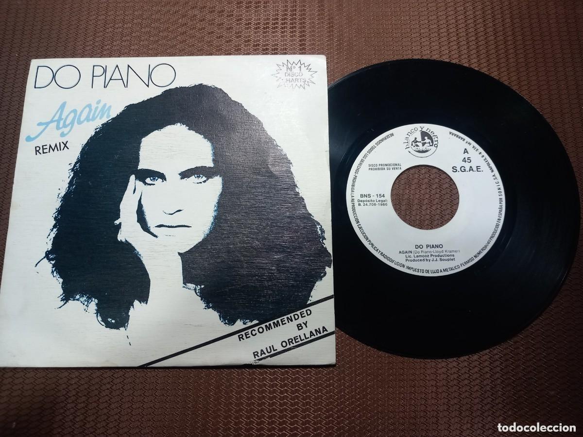 Discos de vinilo: Do Piano / Again (Remix) / SINGLE 7&rdquo; [PROMO] - Foto 1