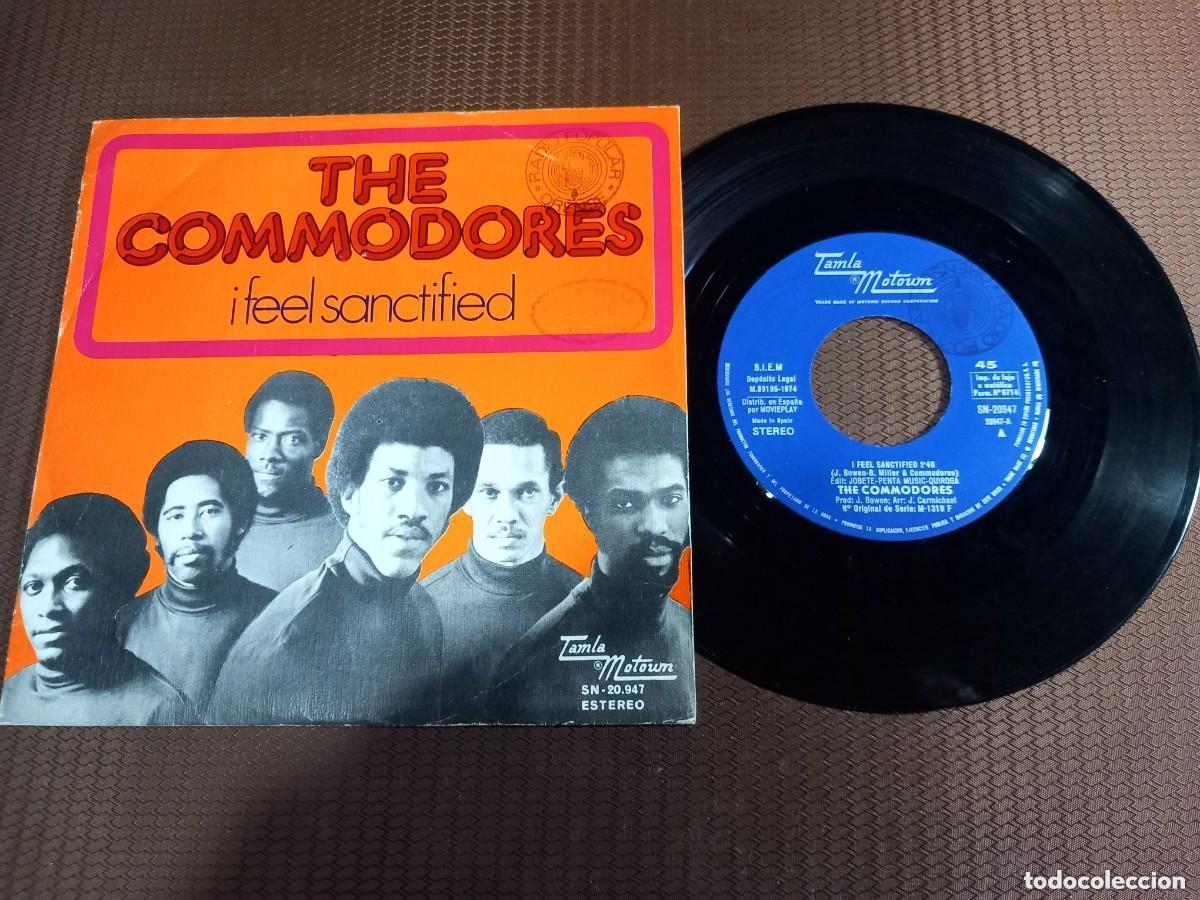 Discos de vinilo: The Commodores / I Feel Sanctified / SINGLE 7&rdquo; - Foto 1