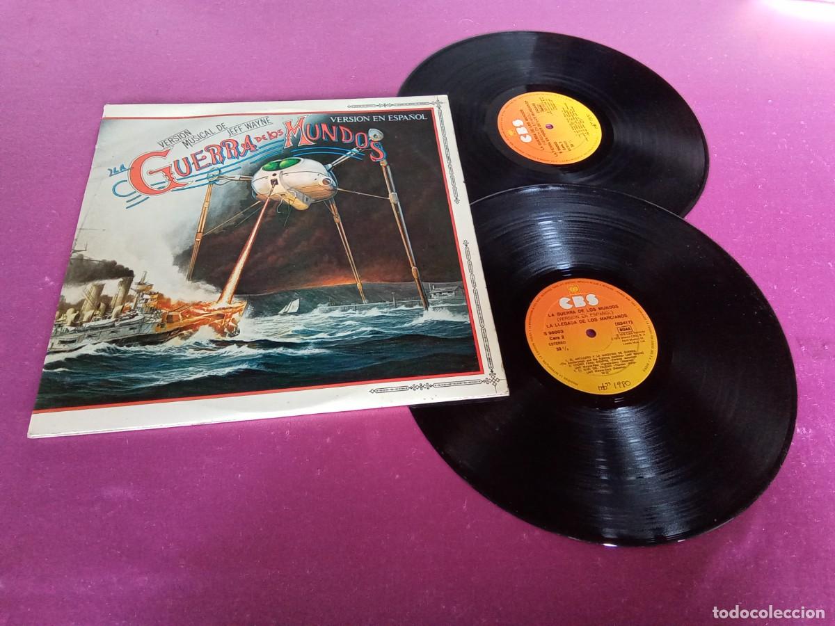Discos de vinilo: LA GUERRA DE LOS MUNDOS LA LLEGADA DE LOS MARCIANOS 1978 DOBLE LP L31 2 1