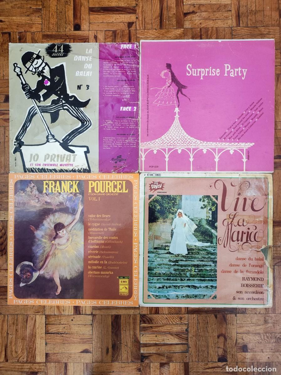 Discos de vinilo: Lote 9 Discos Vinilo LP (33 RPM) - M&uacute;sica de Sal&oacute;n, Musette y Grandes Orquestas