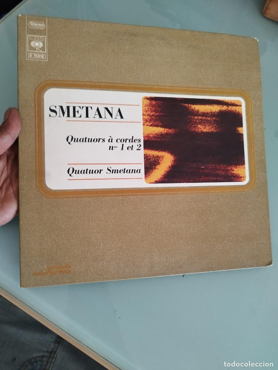 Discos de vinilo: Smetana, Quatuor Smetana &ndash; Quatuors &Agrave; Cordes Nos 1 Et 2. Vinilo Lp.