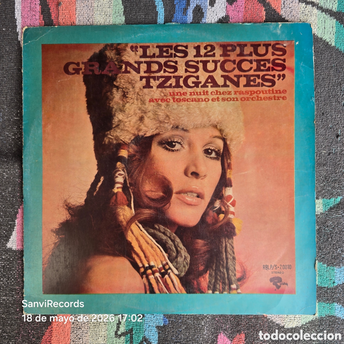 Discos de vinilo: [LP] TOSCANO ET SON ORCHESTRE TZINGANE: LES 12 PLUS GRANDS SUCCES TZINGANES (RIVIERA) (1970)