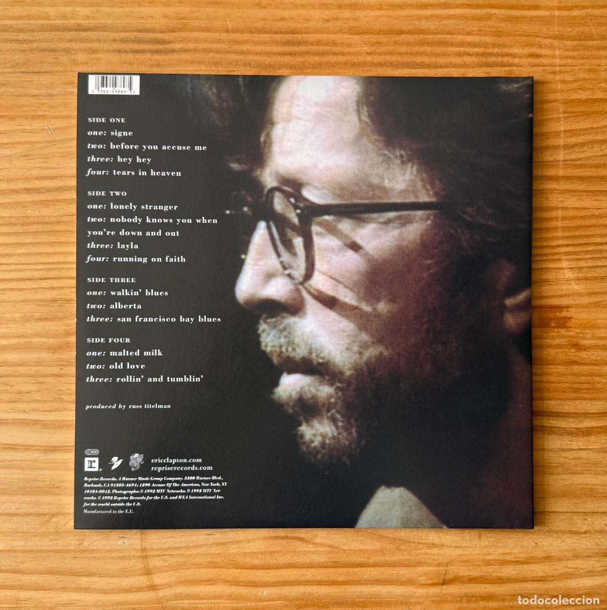 Discos de vinilo: Eric Clapton &ndash; Unplugged. 2 LPs. 180gr., remastered. EU 2023 - Foto 3