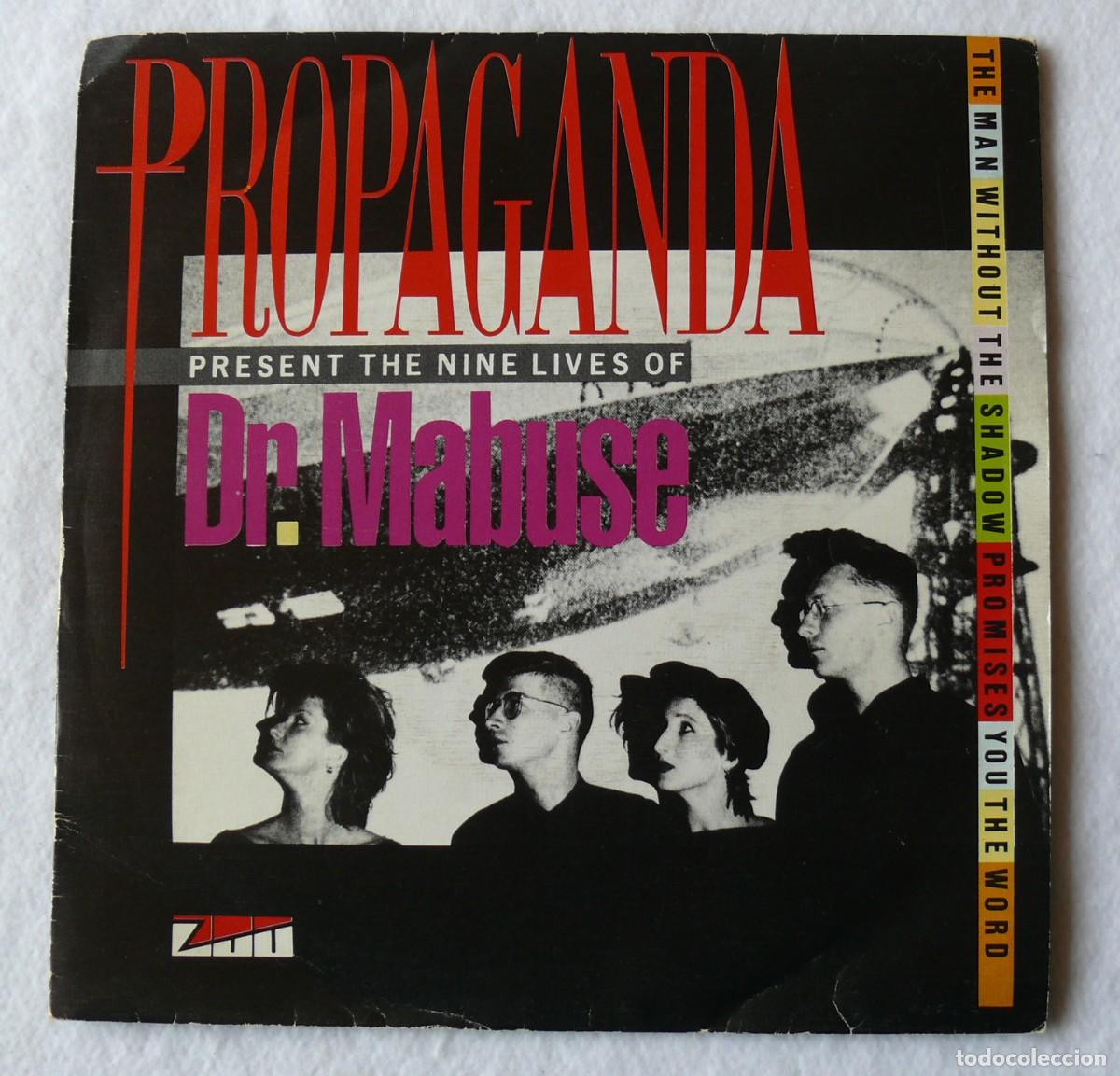 Discos de vinilo: Propaganda - The Nine Lives of Dr. Mabuse - Single 45 rpm