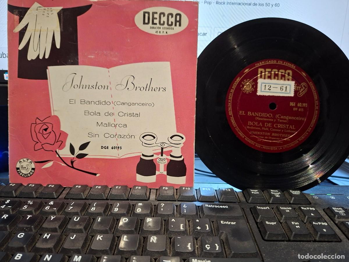 Discos de vinilo: JOHNSTON BROTHERS - EL BANDIDO ( CANGACIRO ) - EP DE VINILO - C-63