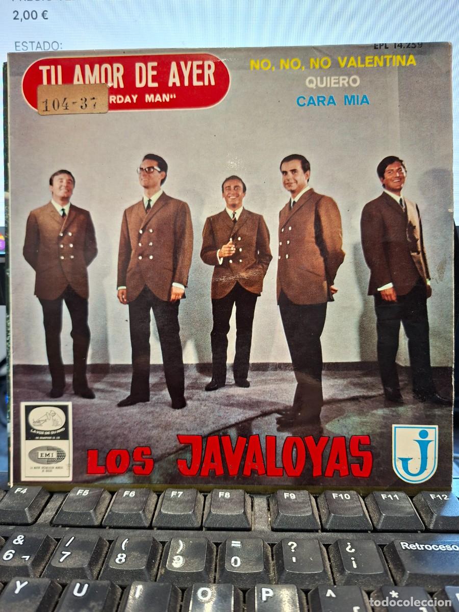 Discos de vinilo: LOS JAVALOYAS - TU AMOR DE AYER ( YESTERDAY MAN ) - EP DE VINILO - C-63