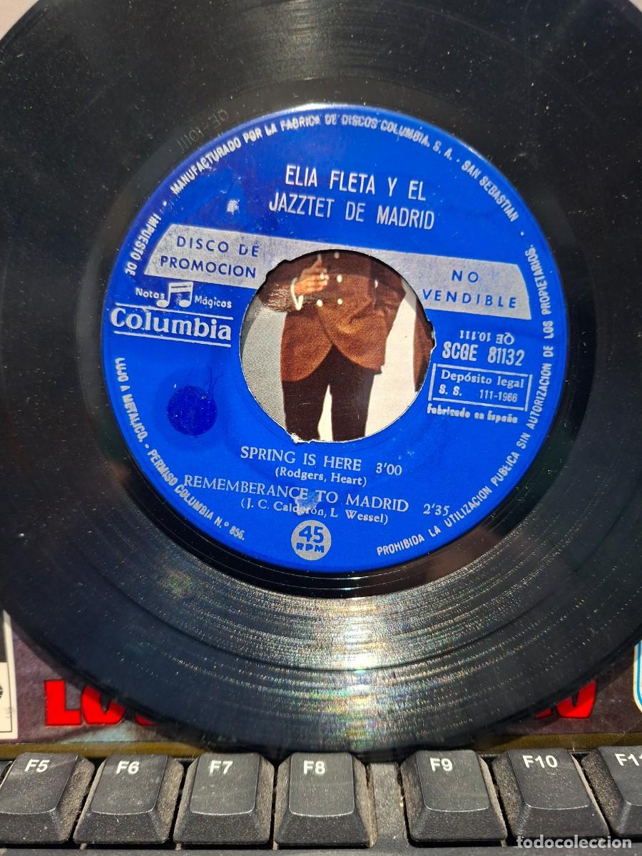 Discos de vinilo: ELIA FLETA Y EL JAZZTET DE MADRID - SPRING IS HERE - EP DE VINILO PROMOCIONAL - C-63
