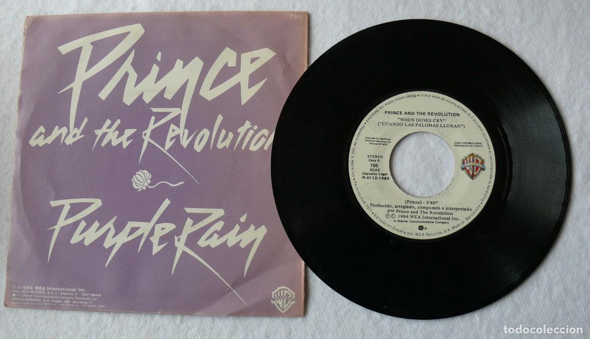 Discos de vinilo: Prince And the Revolution - Purple Rain - single 45 rpm