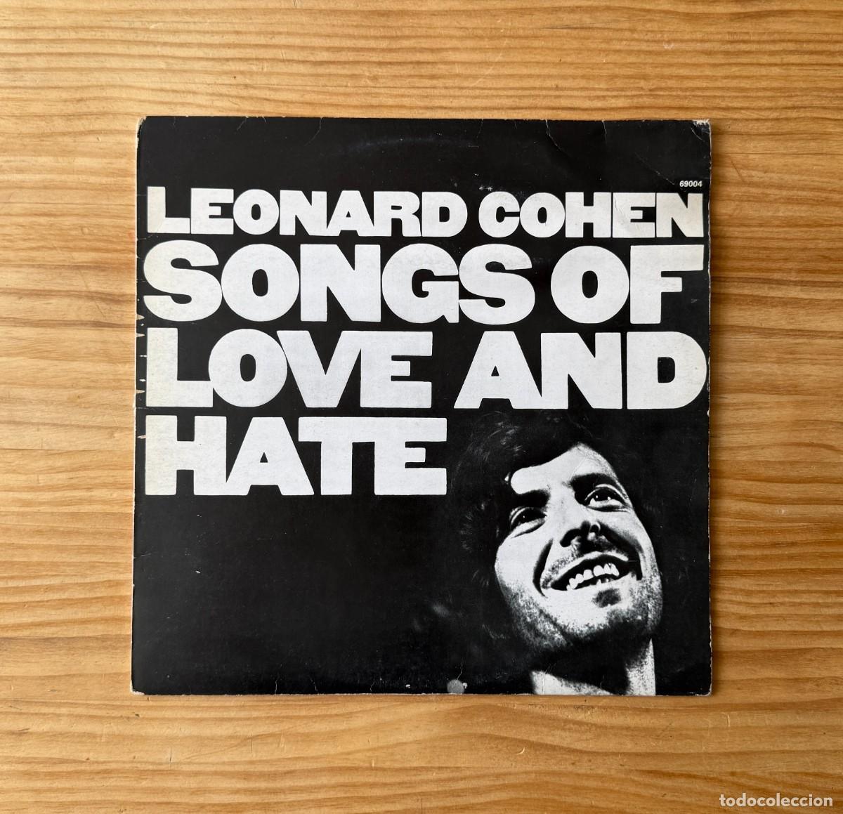 Vinyl records: Leonard Cohen - Songs of love and hate. England 1971