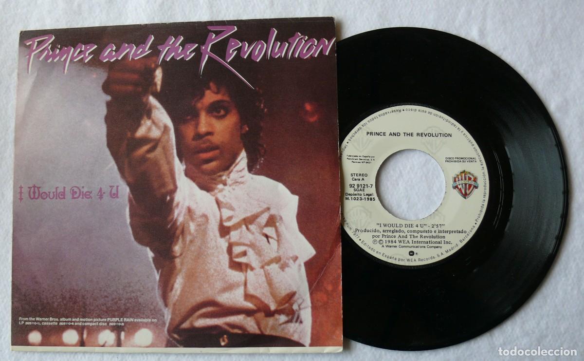 Discos de vinilo: Prince And the Revolution - I Would die 4 u - single 45 rpm