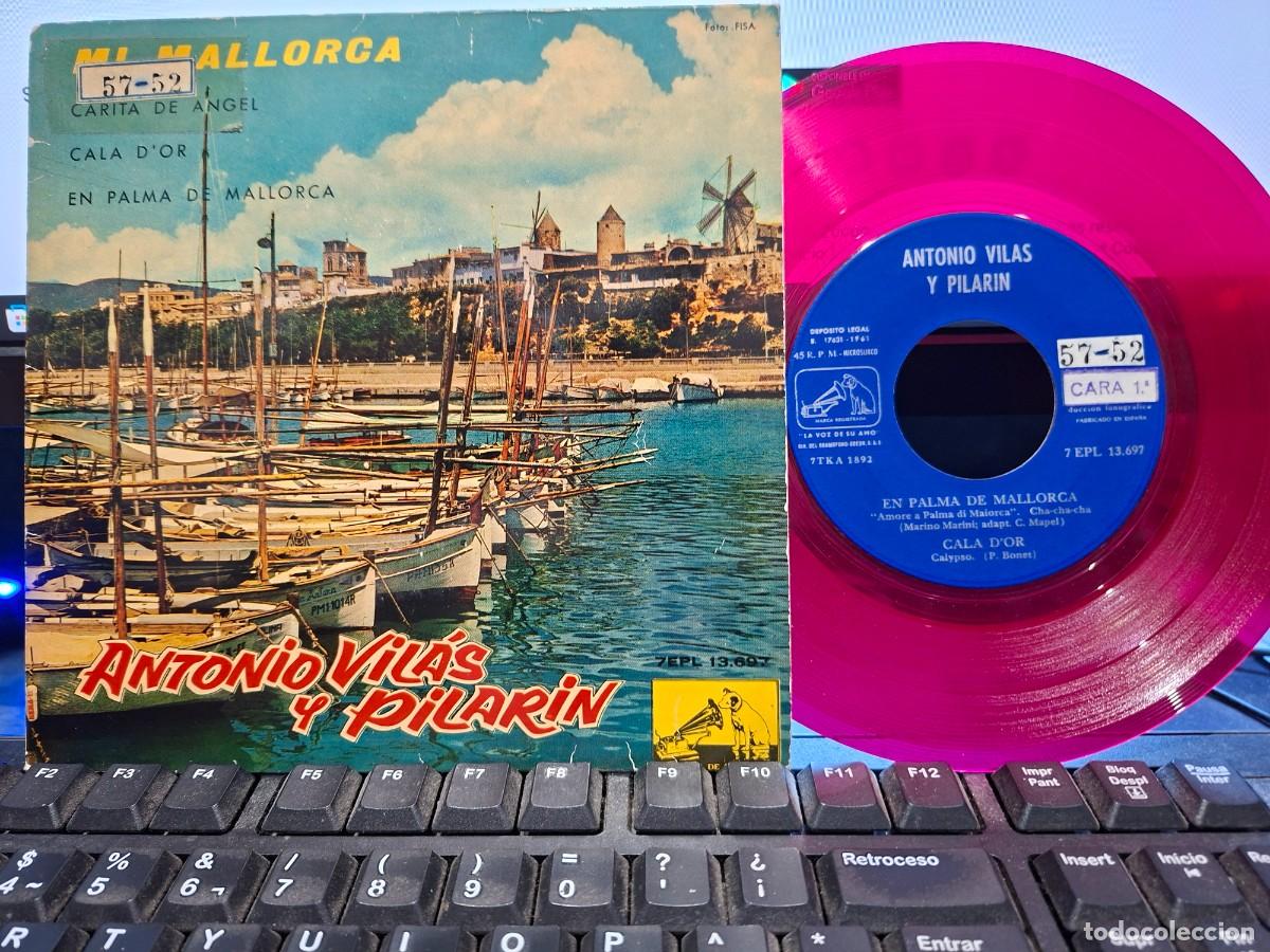 Discos de vinilo: ANTONIO VILAS Y PILARIN - MI MALLORCA - EP DE VINILO - C-63