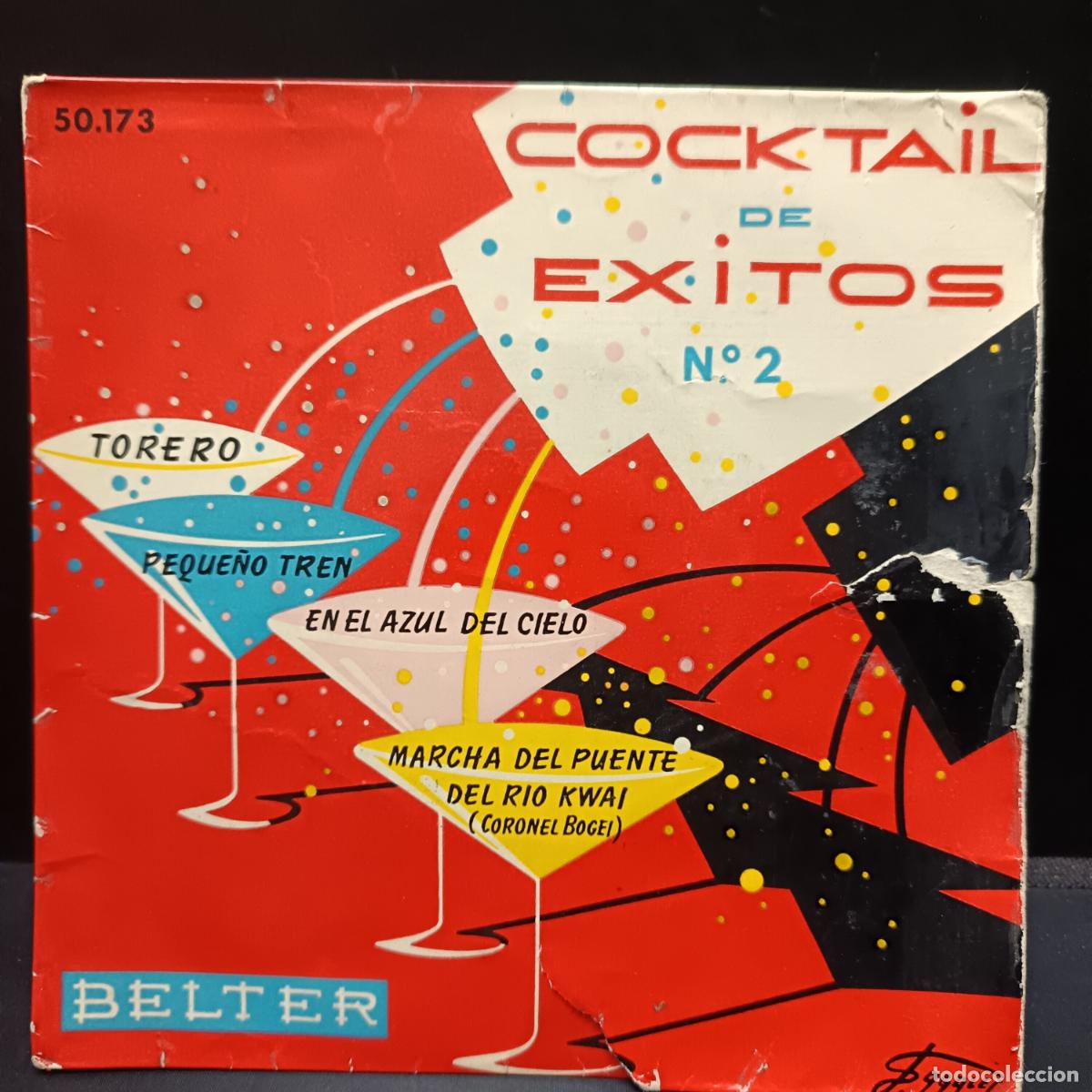 Discos de vinilo: Cocktail de exitos n&ordm;2 EP 1958 Nel blu, dipinto di blu/ Torero/ Little Train +1